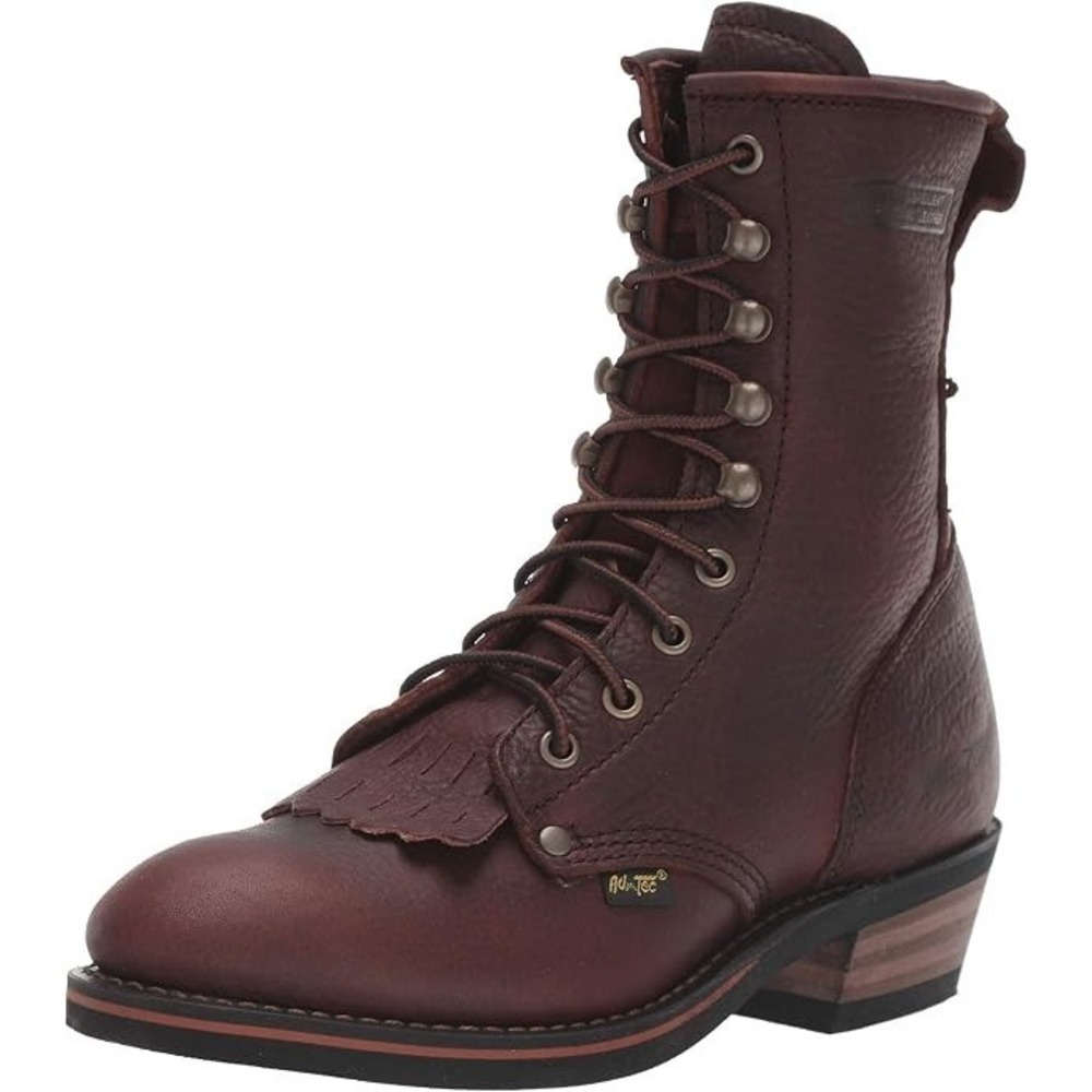 AdTec Children's Leather Packer Boot shoes Chestnut Brown 4173 Size 2